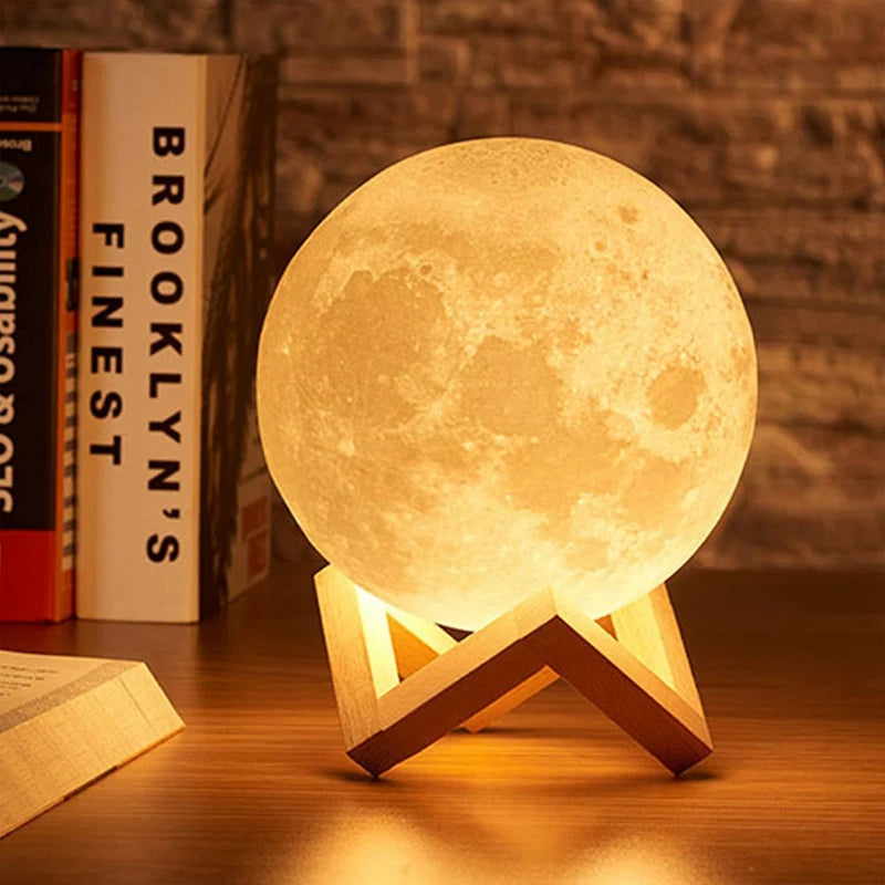 LED Moon Book Light – Galaxy Night Light for Kids, Birthday Gift & Bedroom Decoration