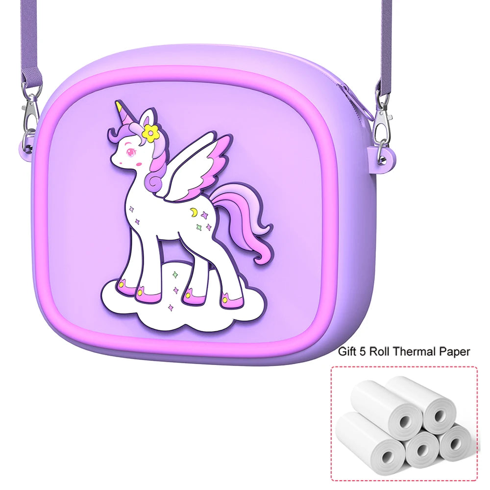 AMORUS Kids Instant Camera 1080P HD – Dual Lens Selfie Digital Camera with 32GB for Boys & Girls – Christmas & Birthday Gift Toy