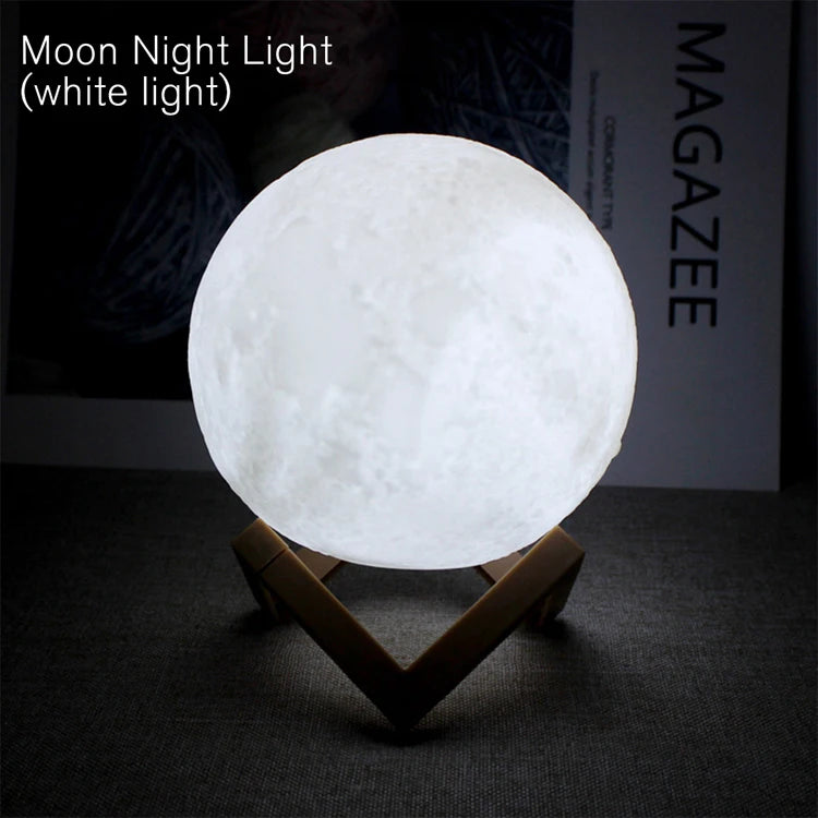 LED Moon Book Light – Galaxy Night Light for Kids, Birthday Gift & Bedroom Decoration