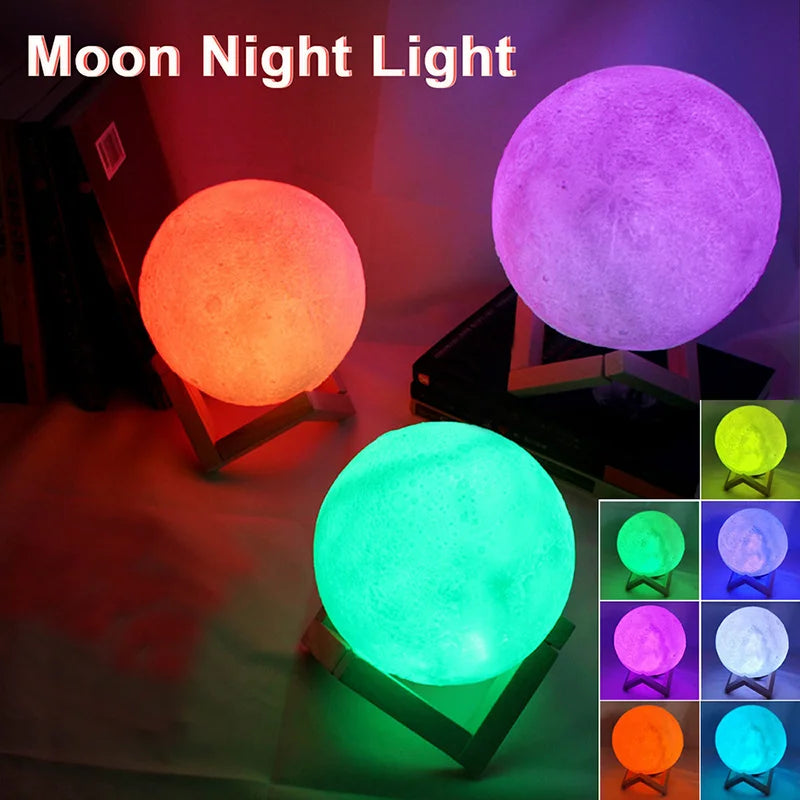 LED Moon Book Light – Galaxy Night Light for Kids, Birthday Gift & Bedroom Decoration